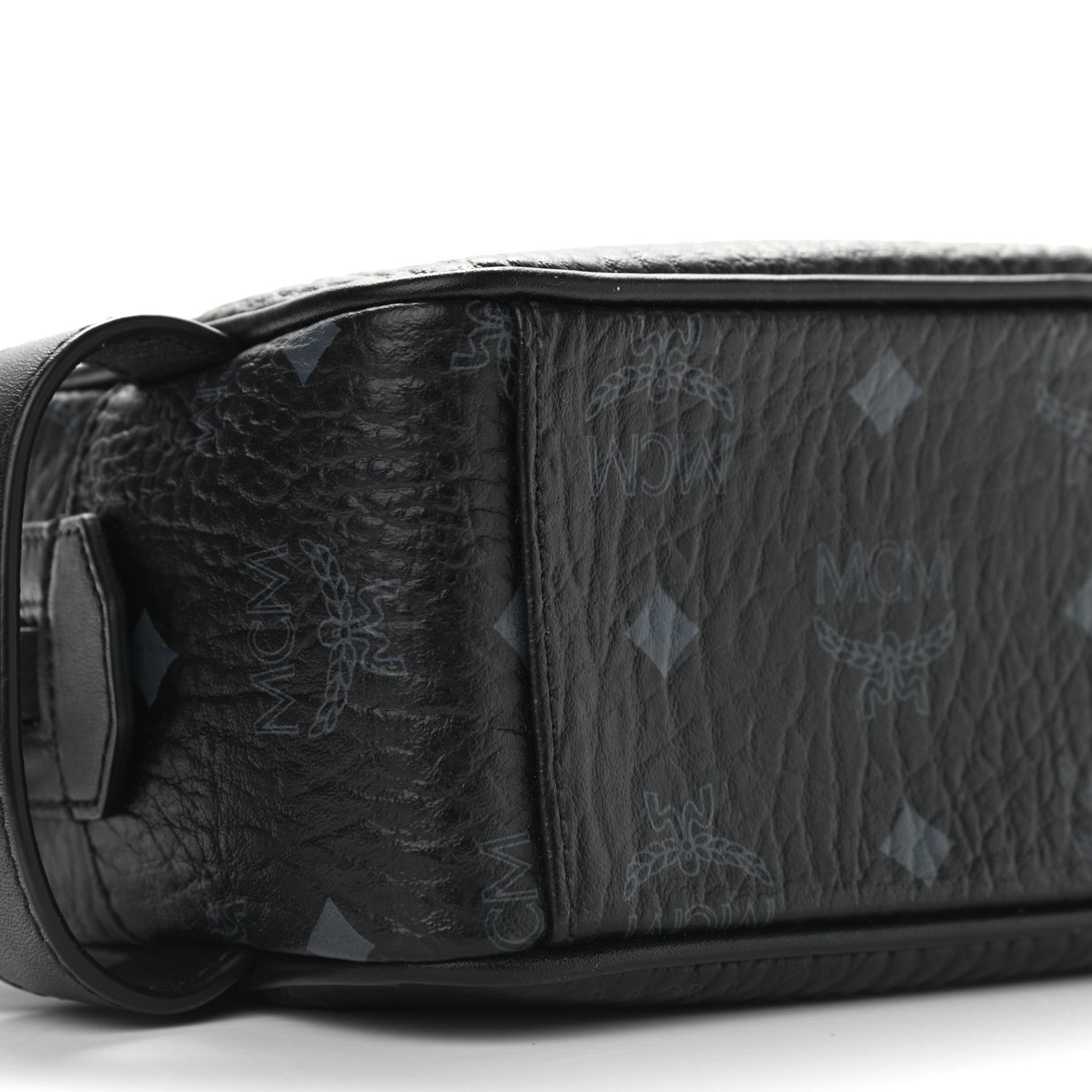 MCM Visetos Camera Crossbody Bag Black 7 of 9