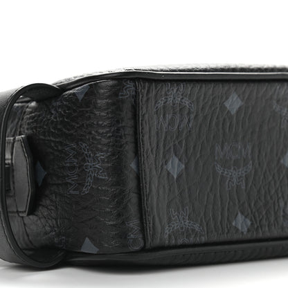 MCM Visetos Camera Crossbody Bag Black 7 of 9