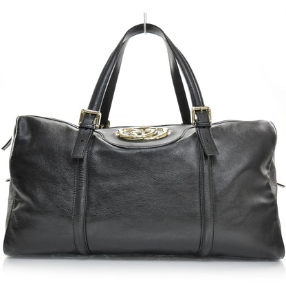 Gucci Leather Britt Boston Black 1 of 10