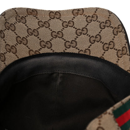 Gucci Monogram Web Baseball Hat S Beige Cocoa 6 of 6
