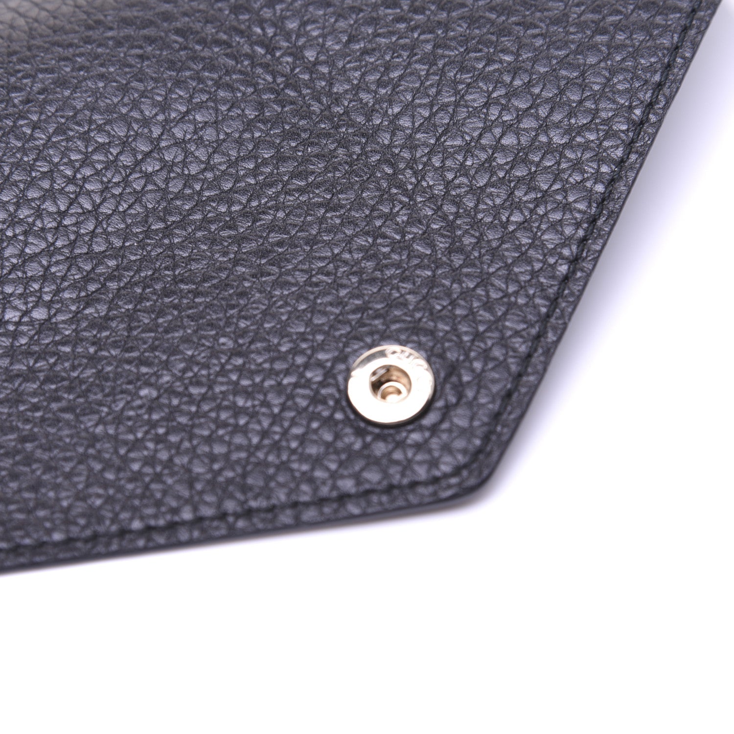 Gucci Pebbled Calfskin Soho Document Holder Black 11 of 15