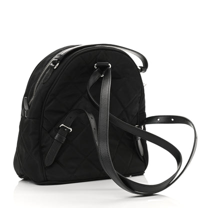Prada Nylon Tessuto Impuntu Quilted Backpack Black 3 of 9