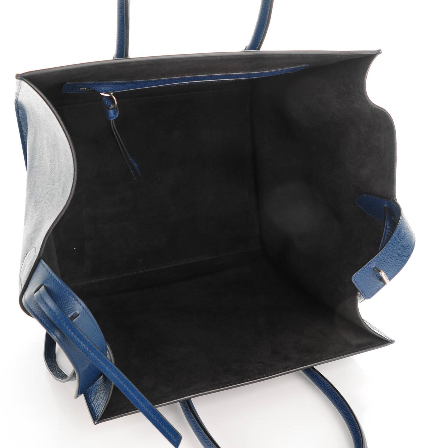 Grained Calfskin Medium Phantom Luggage Indigo