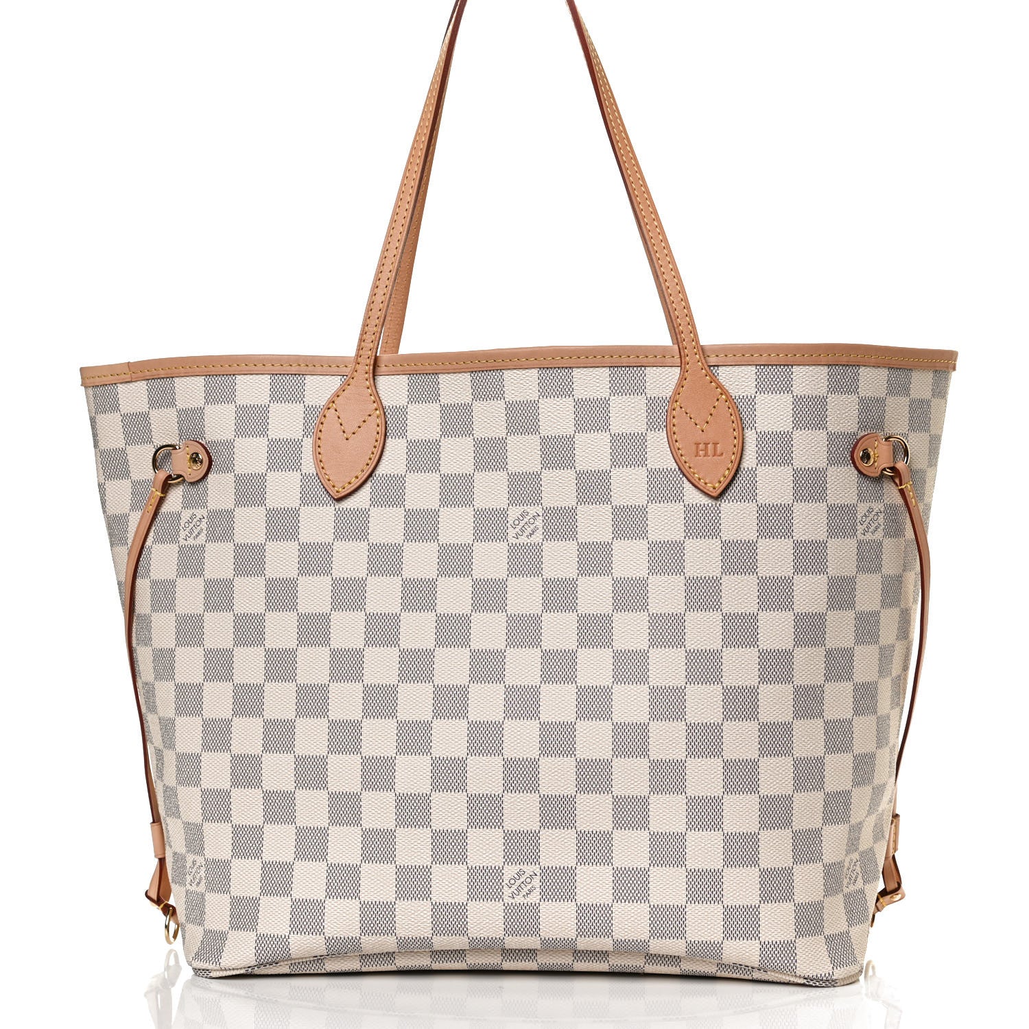 Louis Vuitton Damier Azur Neo Neverfull MM Rose Ballerine 10 of 17