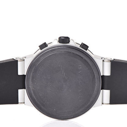 Bulgari Aluminum Rubber 38mm Diagono Chronograph Automatic Watch Black 5 of 6