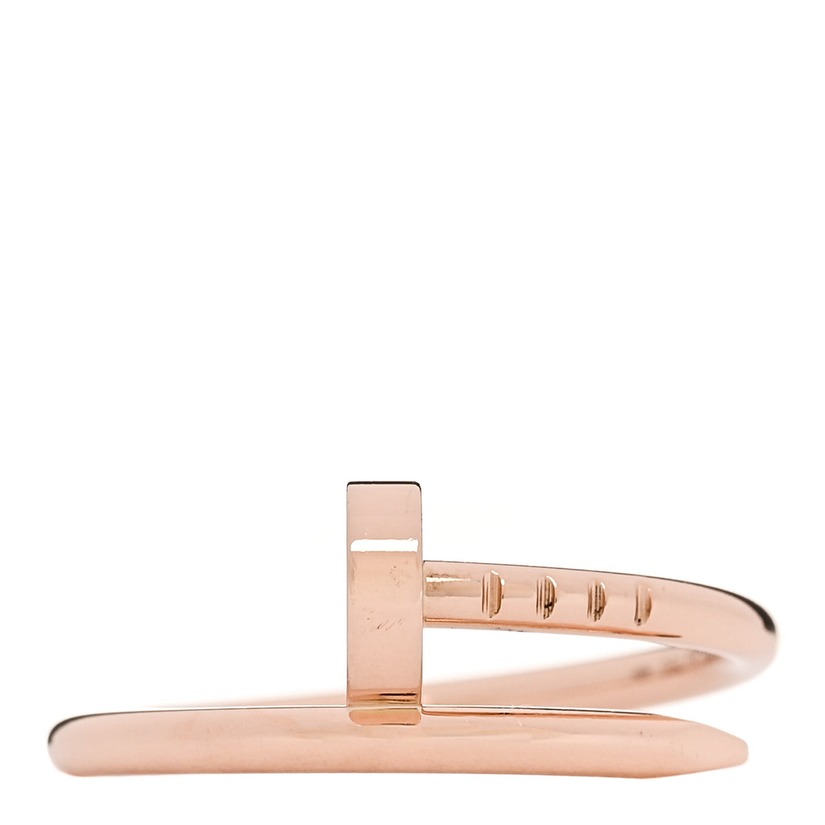 18K Pink Gold Small Juste Un Clou Ring 50 5.25