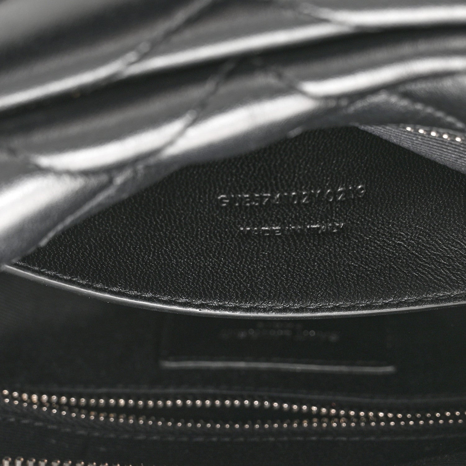 Saint Laurent Calfskin Y Quilted Monogram Small Loulou Bowling Bag Black 7 of 11