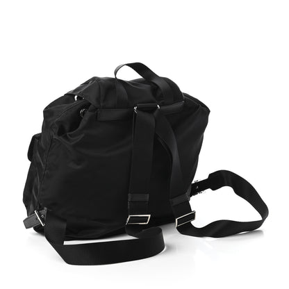 Prada Tessuto Nylon Vela Saffiano Large Backpack Black 3 of 10