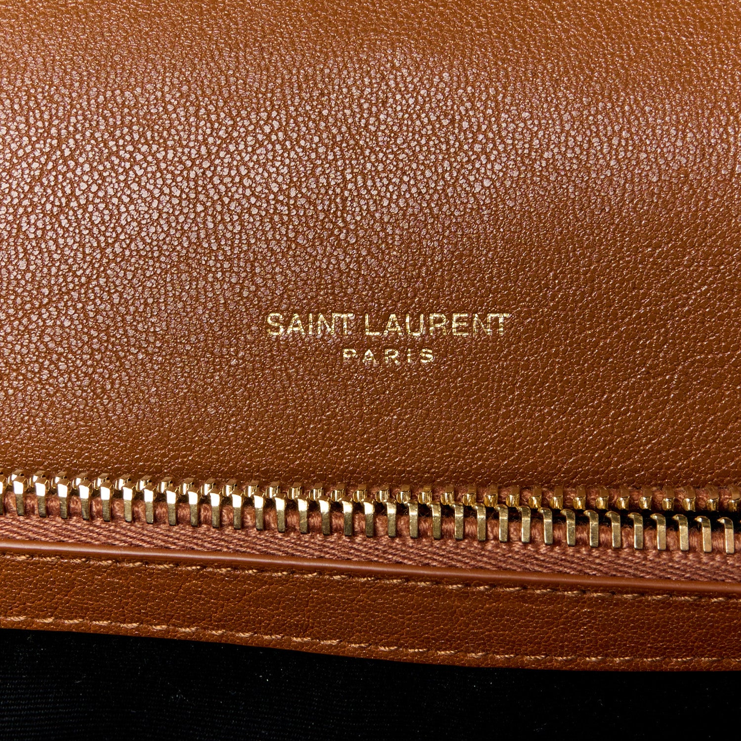 Saint Laurent Sheepskin Matelasse Chevron Monogram Medium College Bag Brick 6 of 11