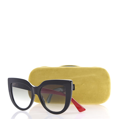 Gucci Cat Eye Sunglasses GG 0164/S Black 8 of 8