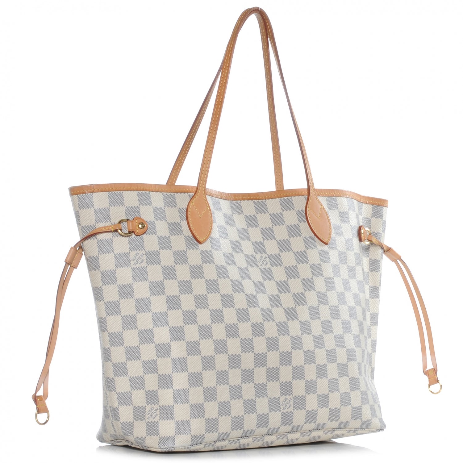 Louis Vuitton Damier Azur Neverfull MM 3 of 7