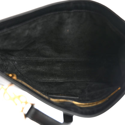 Saint Laurent Smooth Calfskin Le 5 A 7 Hobo Black 5 of 13