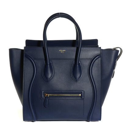 Celine Smooth Calfskin Mini Luggage Ink 10 of 18