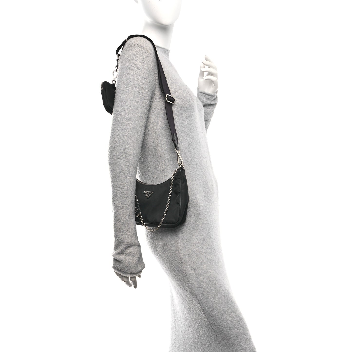 Nylon Re-Edition 2005 Shoulder Bag Black