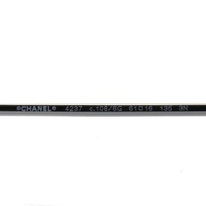 Chanel Cat Eye Sunglasses 4237 Silver 5 of 9