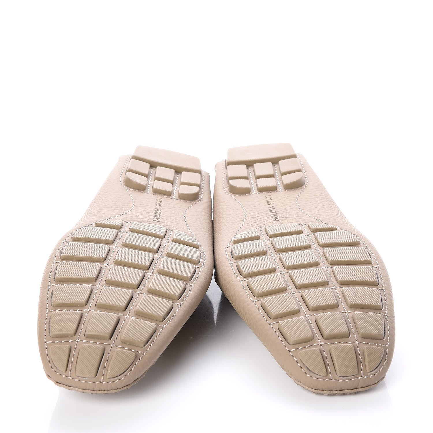 Louis Vuitton Mens Calfskin Monte Carlo Moccasin Loafers 8 Beige 6 of 8