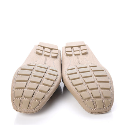 Louis Vuitton Mens Calfskin Monte Carlo Moccasin Loafers 8 Beige 6 of 8