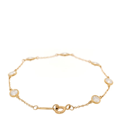 Tiffany 18K Yellow Gold Diamond 1.50ctw Elsa Peretti Diamonds by the Yard Station Bracelet 2 of 6
