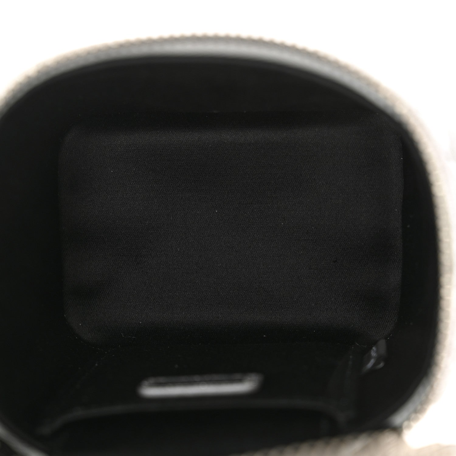 Miu Miu Metallic  Nappa Matelasse Micro Vanity Case Silver 6 of 11