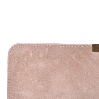 Christian Dior Lambskin Cannage Studded Dioraddict Wallet on Chain Clutch Nude 8 of 13
