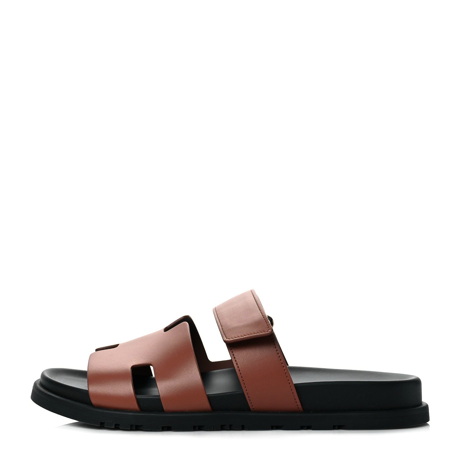 Hermes Calfskin Mens Chypre Sandals 42 Naturel 1 of 9