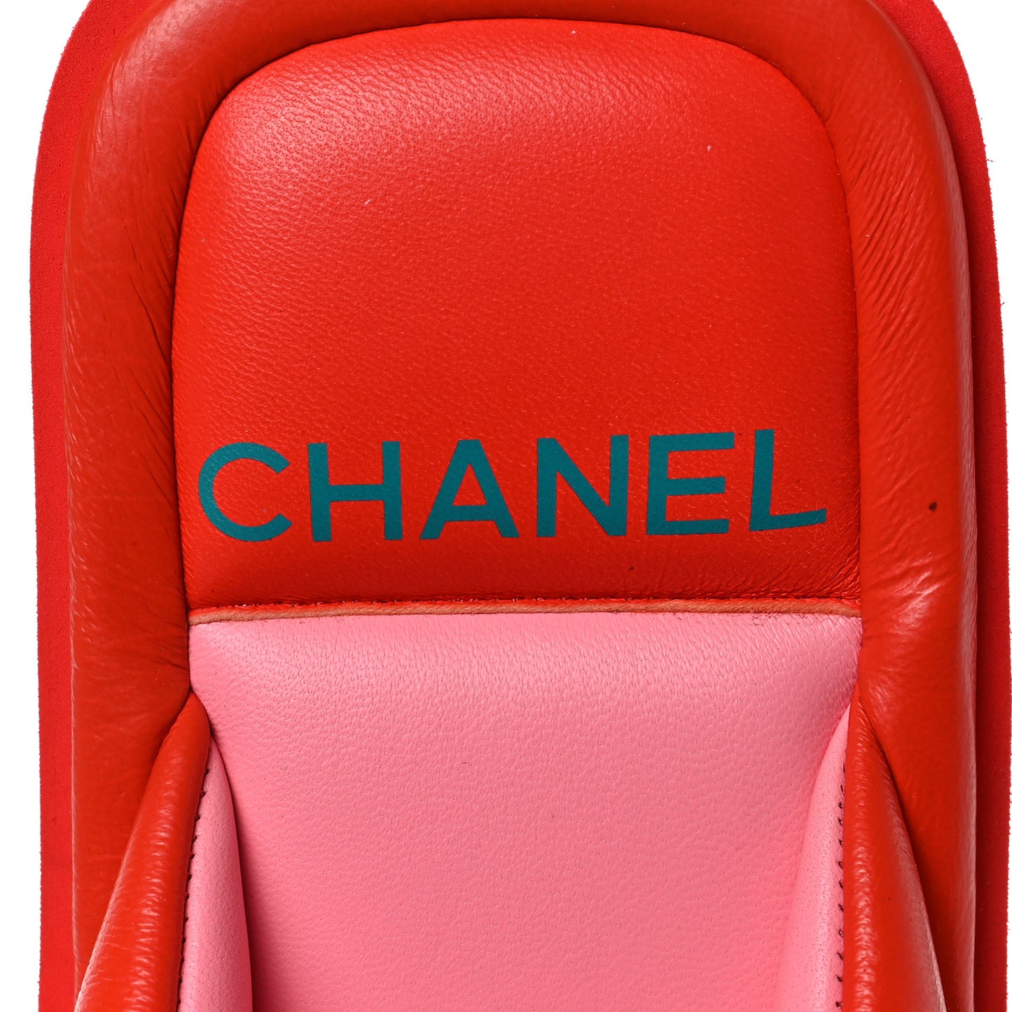 Lambskin Padded Pool Thong Sandals 38 Light 38 Red Pink
