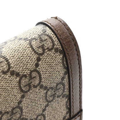 Gucci GG Supreme Monogram Web Ophidia Continental Wallet Brown 8 of 8