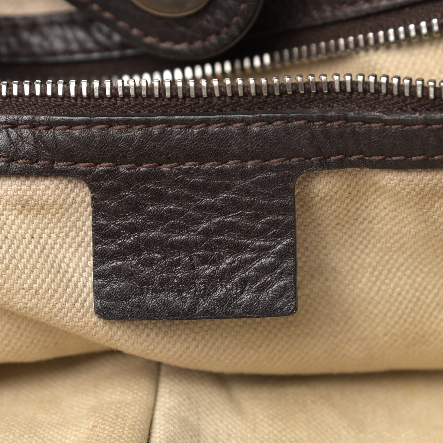 Gucci Monogram Tote Dark Brown 7 of 19