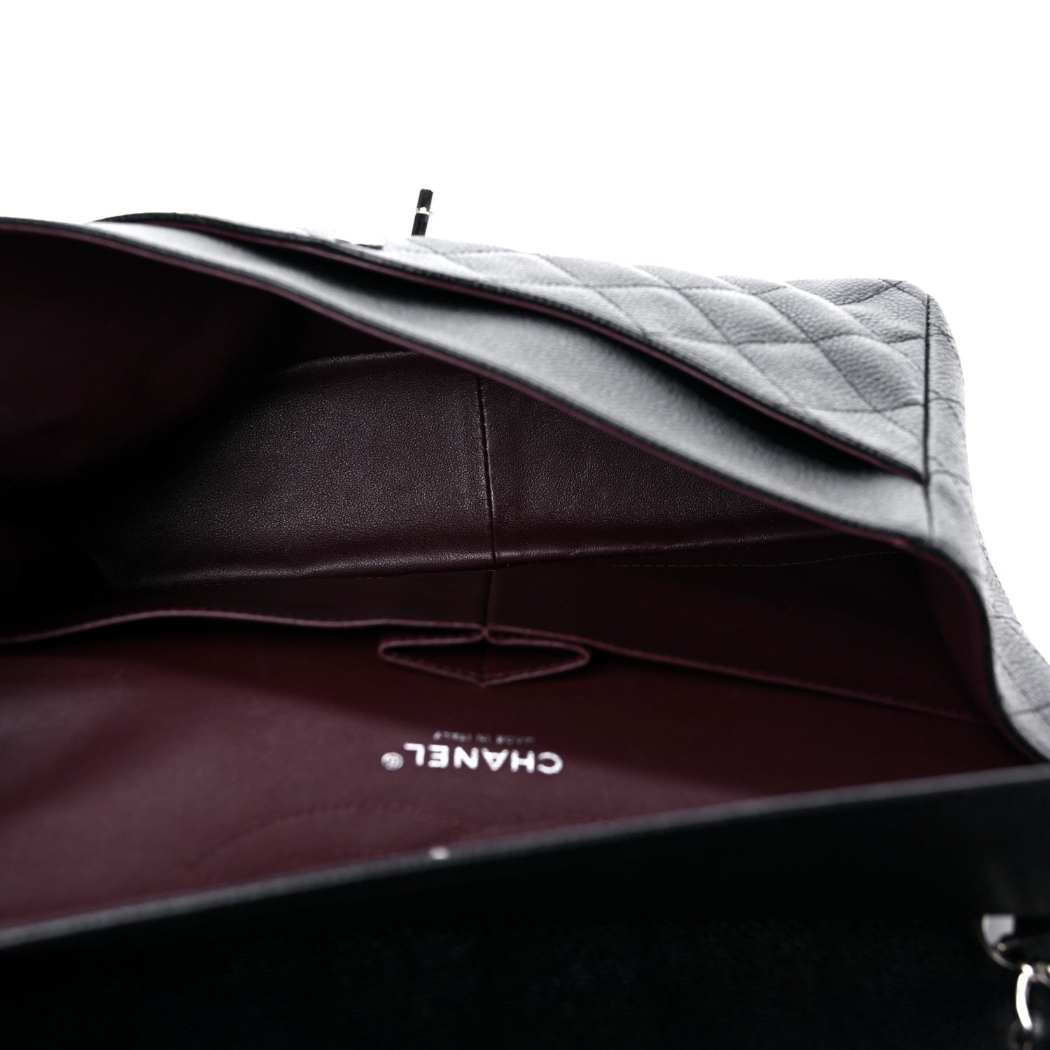 Chanel Caviar Quilted Jumbo Double Flap Black 5 of 11