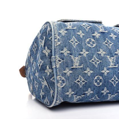 Louis Vuitton Monogram Denim Neo Speedy Blue 7 of 9