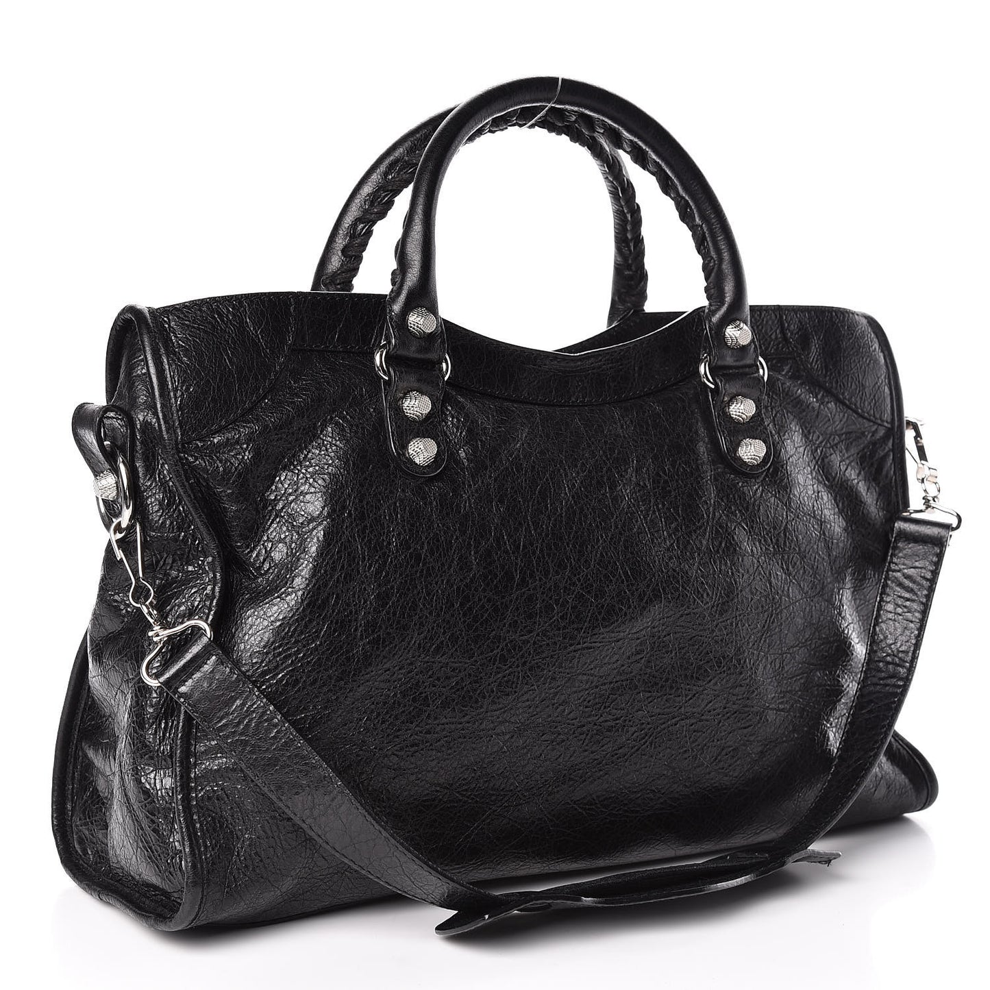 Agneau Giant 12 Silver Hardware City Black
