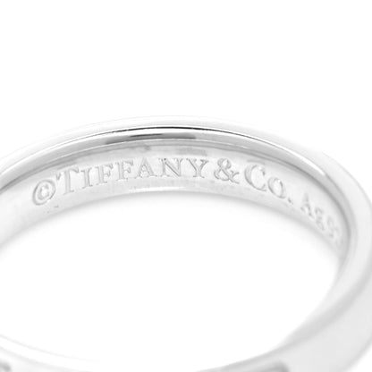 Tiffany Sterling Silver Narrow 1837 Band Ring 57 8 4 of 5