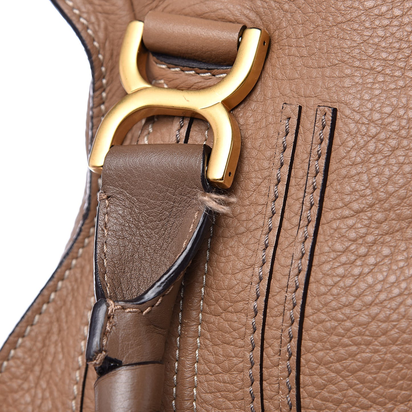 Calfskin Medium Marcie Satchel Nut