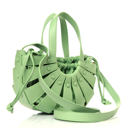 Bottega Veneta French Calfskin Small Shell Pistachio 2 of 10