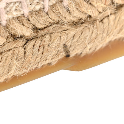 Chanel Toile Sequin CC Espadrilles 39 Beige Black 9 of 11