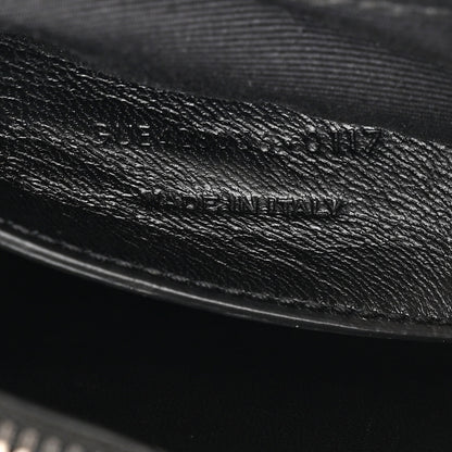 Saint Laurent Calfskin Matelasse Diamond Quilted Monogram Medium College Bag Black 7 of 12
