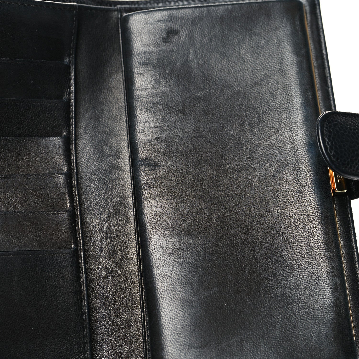 Chanel Caviar Timeless CC French Wallet Black 14 of 15