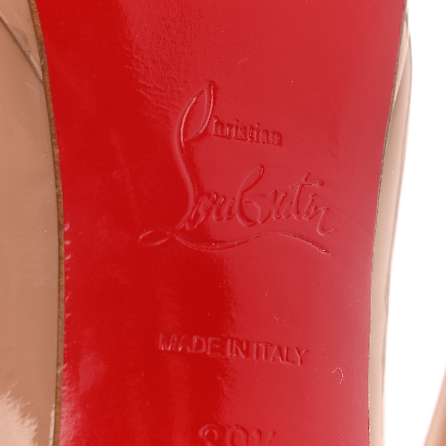 Christian Louboutin Patent Pigalle Plato 120 Pumps 39.5 Nude 6 of 8