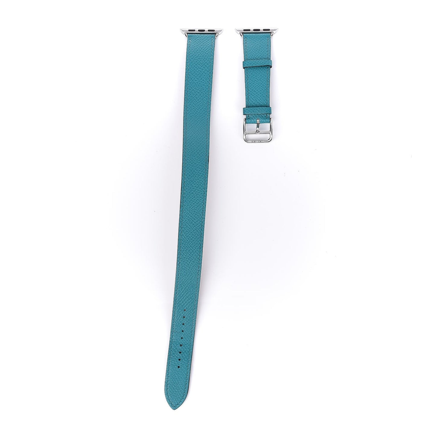 Epsom 38mm Apple Watch Double Tour Band Bleu Paon
