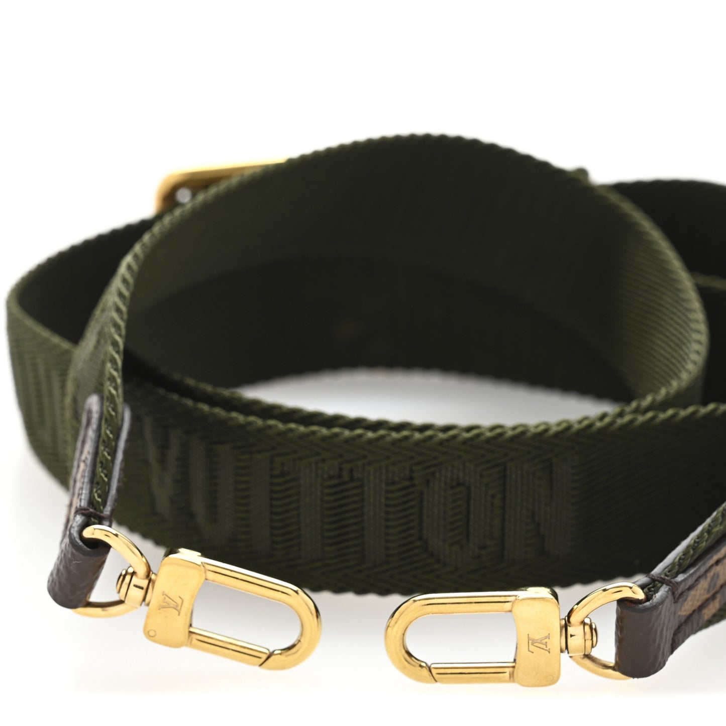 Monogram Felicie Strap & Go Shoulder Strap Khaki