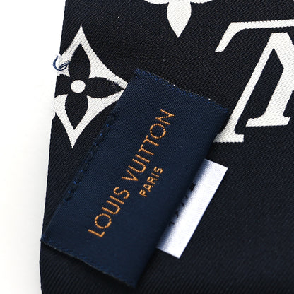 Louis Vuitton Silk Monogram Confidential Bandeau Black 4 of 4