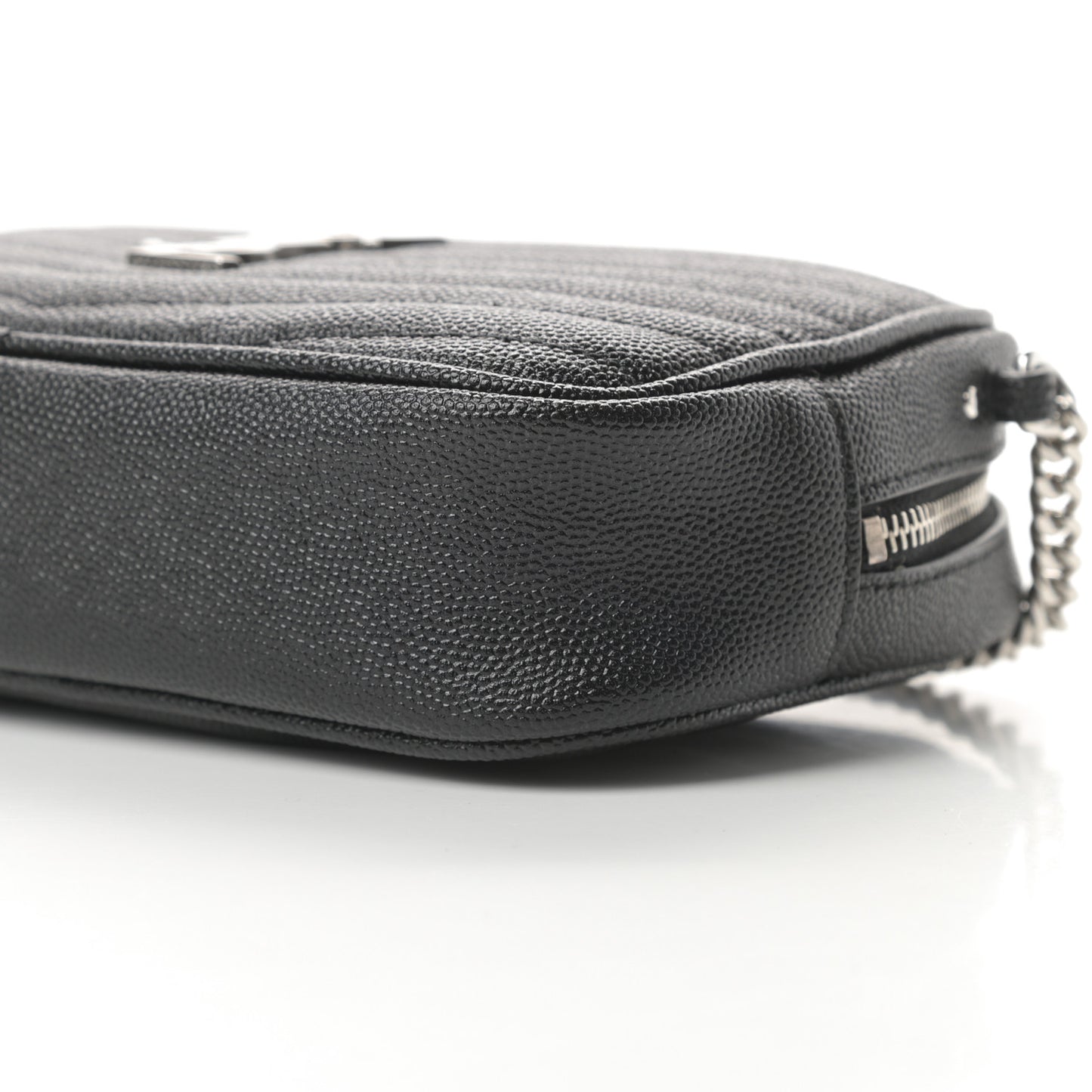 Grain De Poudre Matelasse Monogram Mini Lou Camera Bag Black