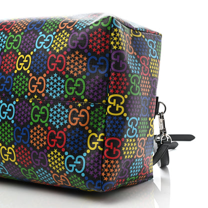 Gucci GG Supreme Monogram Psychedelic Duffle Backpack Black Multicolor 9 of 10