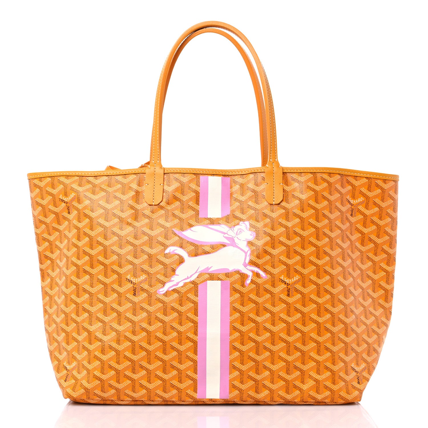 Goyard Goyardine Super Dog Saint Louis PM Yellow 2 of 8