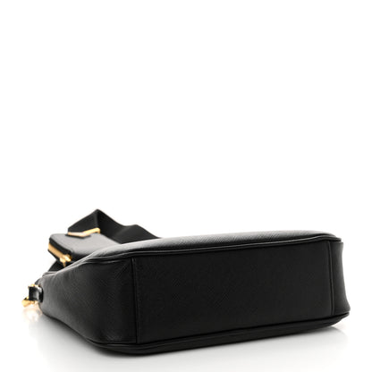 Prada Saffiano Lux Re-Edition 2005 Shoulder Bag Black 4 of 12