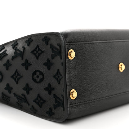 Louis Vuitton Calfskin Monogram Tufting On My Side Black 9 of 10