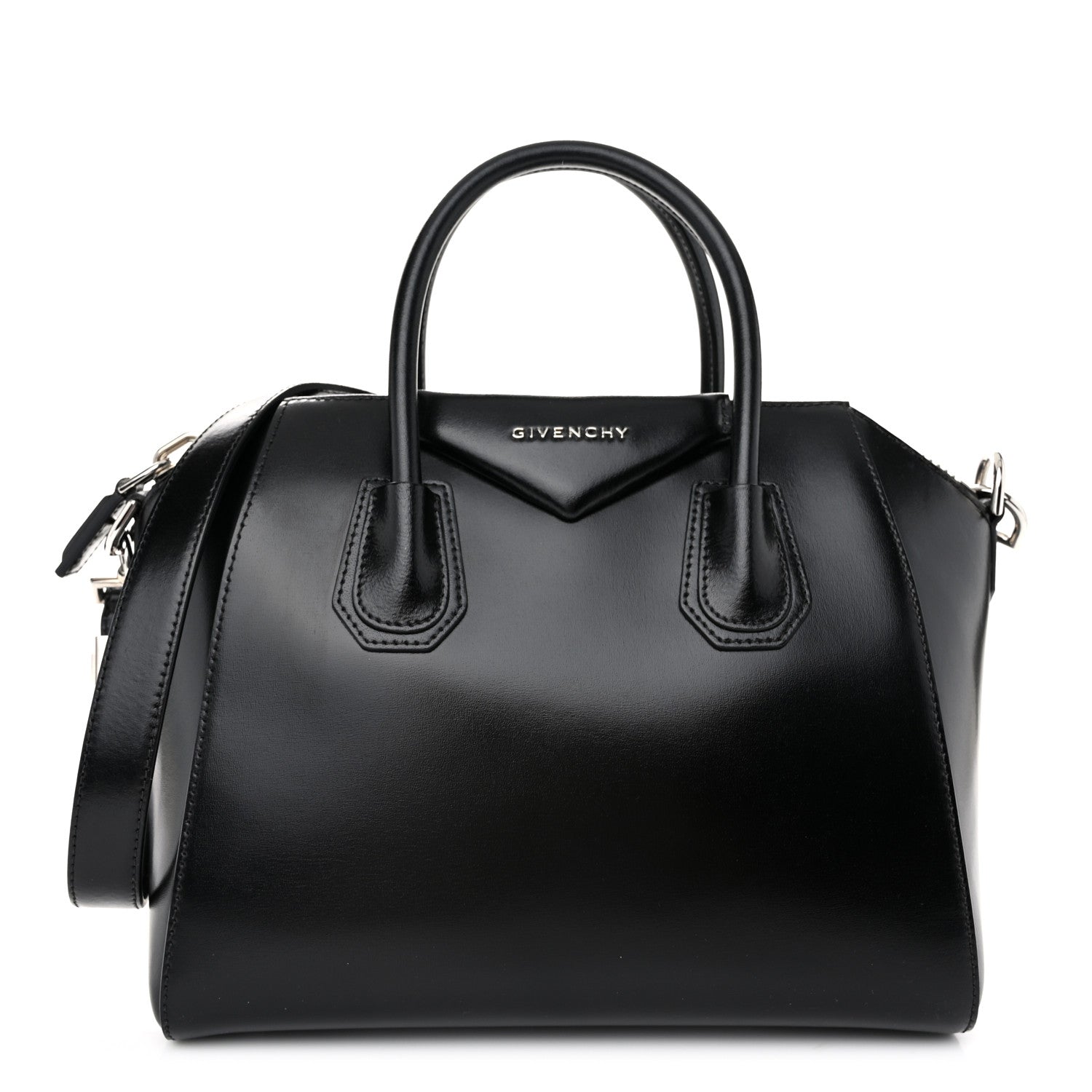 Givenchy Shiny Lord Calfskin Small Antigona Black 1 of 10