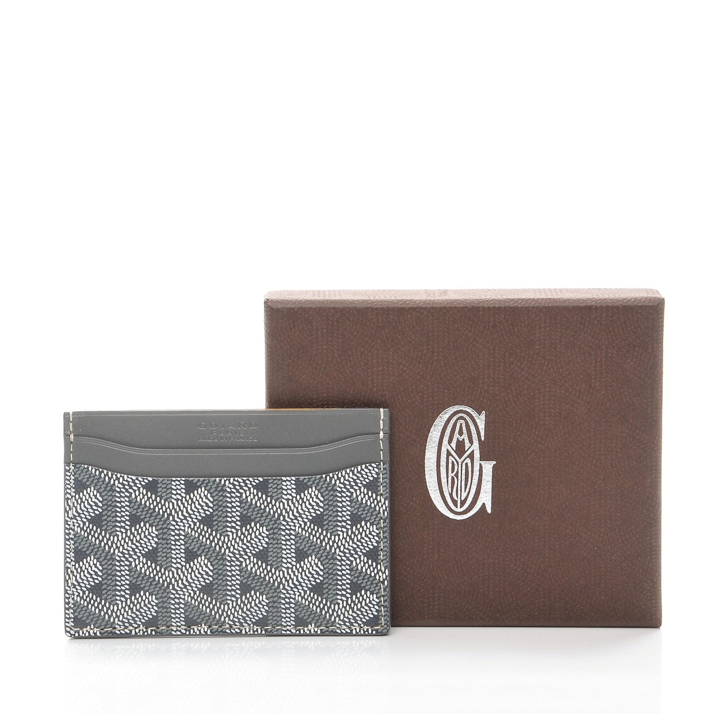 Goyardine Saint Sulpice Card Holder Grey