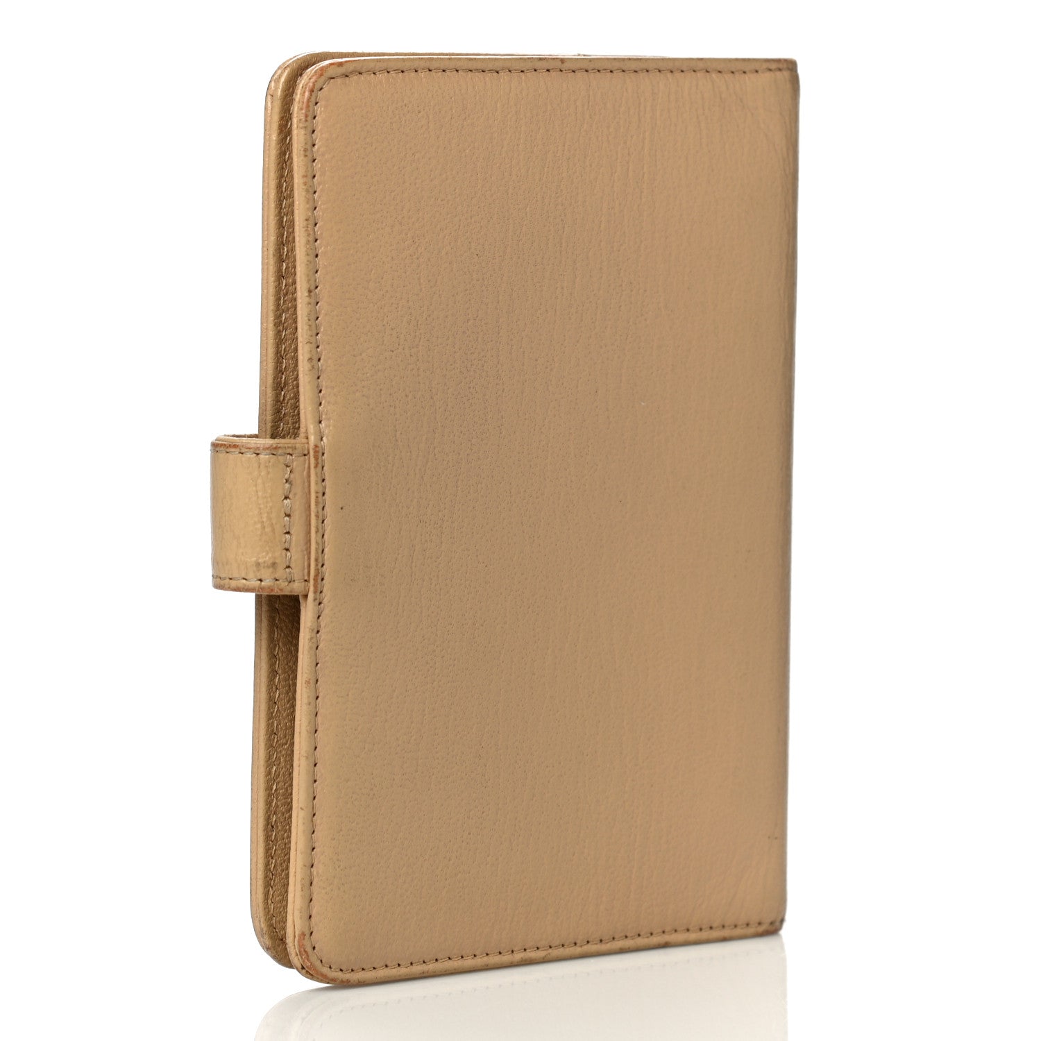Chanel Goatskin Small Ring Agenda Planner Beige 3 of 22