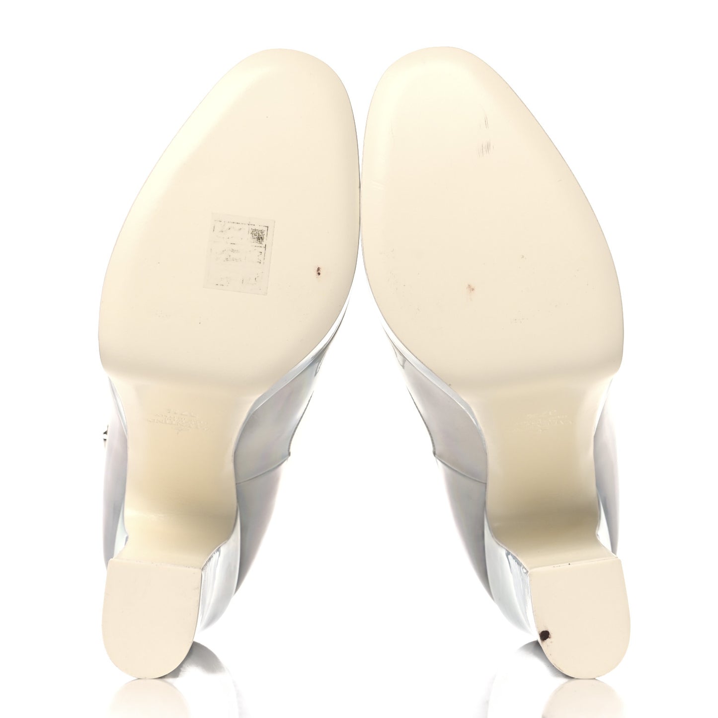 Metallic Tan-Go 55/155mm Platform Pumps 37.5 Silver